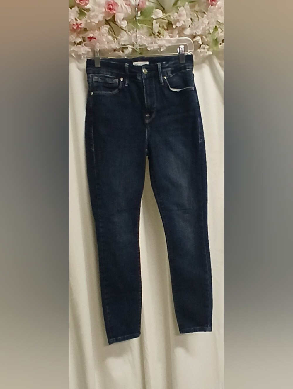 Good American Dark Indigo Skinny Jeans Size 2 / 26